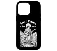 Rock Music Patron Saint Cecilia Chitarra Elettrica Chitarrista Custodia per iPhone 14 Pro Max