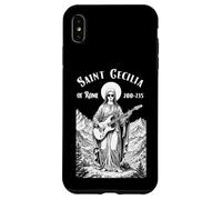 Rock Music Patron Saint Cecilia Chitarra Elettrica Chitarrista Custodia per iPhone XS Max