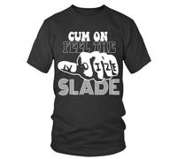 Rock Music Slade Sladest Cum On Feel The Noize Dave Hill Unisex Cotton T-ShirtBlack3XL