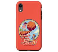 Rock My World Valentine Sarcastic Vintage Funny Adult Humor Custodia per iPhone XR