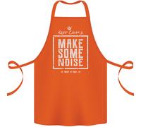 Rock N Roll Keep Calm & Fare un Tocco Di Rumore Cotone Grembiule 100% Biologico