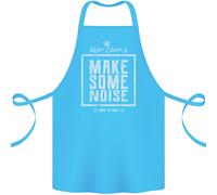 Rock N Roll Keep Calm & Fare un Tocco Di Rumore Cotone Grembiule 100% Biologico