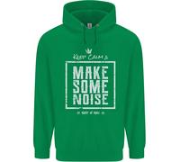 Rock N Roll Keep Calm & Make Some Noise Uomo Felpa