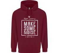 Rock N Roll Keep Calm & Make Some Noise Uomo Felpa
