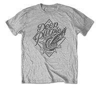 Rock Off Deep Purple Grey Highway Star Ufficiale Uomo Maglietta Unisex (Large)