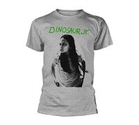 Rock Off Dinosaur Jr. Green Mind (Grey) Ufficiale Uomo Maglietta Unisex (Medium)