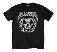 Rock Off Killswitch Engage Skull Spraypaint Ufficiale Uomo Maglietta Unisex (Medium)