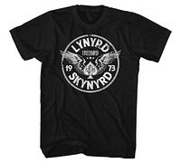 Rock Off Lynyrd Skynyrd Black Freebird `73 Wings - Maglietta da Uomo, Colore: Nero, Nero, S