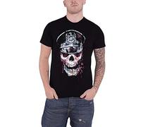 Rock Off - Maglietta, Manica Corta, Uomo, Nero (Black), L