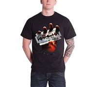 Rock Off Judas Priest British Steel Maglietta, Nero (Black), M Uomo