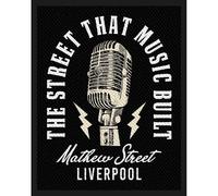 Rock Off Mathew St Mic Street That Music Built Ufficiale Toppa da cucire