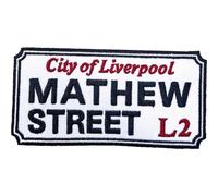 Rock Off Mathew Street Liverpool Sign Ufficiale Toppa da cucire