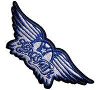 Rock Off officially licensed products Aerosmith Wings Blu Woven Patch Size Accessory Size