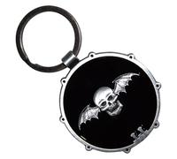 Rock Off officially licensed products Avenged Sevenfold Deathbat Drum Double Sided Portachiavi Keychain Size One Size