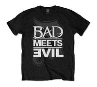 Rock Off officially licensed products Bad Meets Evil Logo T Shirt Size S