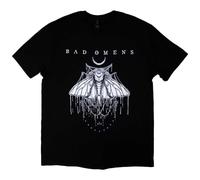 Rock Off officially licensed products Bad Omens Band Logo Moth T Shirt Size M