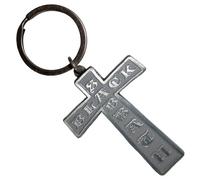 Rock Off officially licensed products Black Sabbath Cross Band Logo Portachiavi Keychain Size One Size