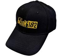 Rock Off - Cappellino da baseball Blink-182 Modern Band Logo - Ufficiale - Nero - One Size