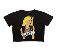 Rock Off officially licensed products Blondie Side Glance Crop Top Size M