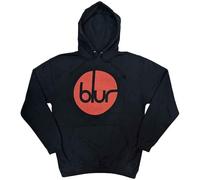 Rock Off officially licensed products Blur Circle Band Logo Pullover Felpa con Cappuccio Size L