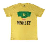 Rock Off officially licensed products Bob Marley Vintage Verde Label T Shirt Size S