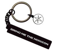 Bring Me The Horizon Text Logo 6 Point Star Charm Portachiavi Keychain