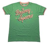 Rock Off officially licensed products Britney Spears Retro Text Ufficiale Uomo Maglietta Unisex (Large)