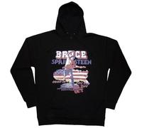 Rock Off officially licensed products Bruce Springsteen Born in The USA 85 Pullover Felpa con Cappuccio Size S