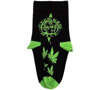 Rock Off officially licensed products Cypress Hill Logo And Leaves Ankle Calzini Size One Size