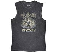Rock Off officially licensed products Def Leppard Diamond Star Halos Tank Top Ufficiale Uomo Maglietta Unisex (X-Large)
