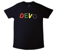 Rock Off officially licensed products Devo Multi Band Logo T Shirt Size XL