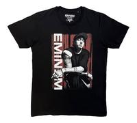 Rock Off officially licensed products Eminem Unisex T-Shirt: Lean (Nero) Size M