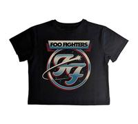 Rock Off officially licensed products Foo Fighters Comet Band Logo Crop Top Size M