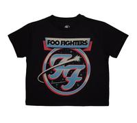 Rock Off officially licensed products Foo Fighters Comet Band Logo Crop Top Size S
