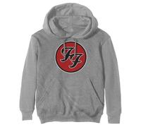 Rock Off officially licensed products Foo Fighters FF Band Logo Pullover Felpa con Cappuccio Size M