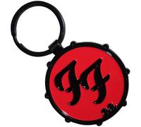 Rock Off officially licensed products Foo Fighters Ff Logo Drum Double Sided Portachiavi Keychain Size One Size