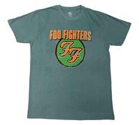 Rock Off officially licensed products Foo Fighters T Shirt Graff Band Logo Nuovo Ufficiale Eco Unisex Size S