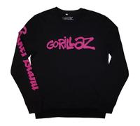 Rock Off officially licensed products Gorillaz Craker Island Pazuzu Spiral Felpa Size S