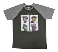 Rock Off officially licensed products Gorillaz Demon Days Raglan T Shirt Size XL