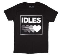 Rock Off officially licensed products Idles Gradient Heart T Shirt Size M