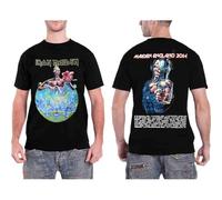 Rock Off officially licensed products Iron Maiden England 2014 Tour Ufficiale Uomo Maglietta Unisex (Large)
