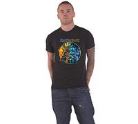 Iron Maiden: The Future Past Tour '23 Circle Art - Black (T-Shirt Unisex Tg. L)