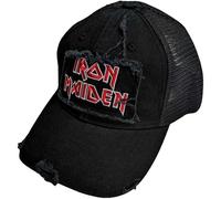 Rock Off officially licensed products Iron Maiden Scuffed Logo Snapback Trucker Cap Size One Size