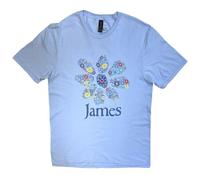 Rock Off officially licensed products James Multiple Daisy Band Logo T Shirt Size M