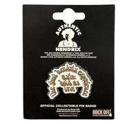 Rock Off officially licensed products Jimi Hendrix Axis Logo Pin Badge