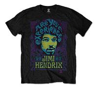 Rock off Officially Licensed Products Jimi Hendrix Experienced T-Shirt Uomo (Pacco da 1)