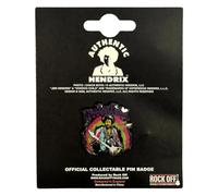 Rock Off officially licensed products Jimi Hendrix Voodoo Child Pin Badge