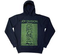 Rock Off officially licensed products Joy Division Unknown Pleasures FP Ufficiale Felpa con Cappuccio (Large)