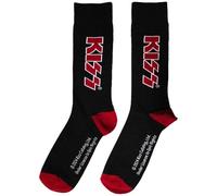 Rock Off officially licensed products Kiss Rosso Band Logo Ankle Calzini Size One Size