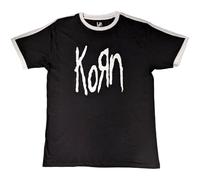 Rock off Officially Licensed Products Korn Band Logo Ringer T Shirt Size XL